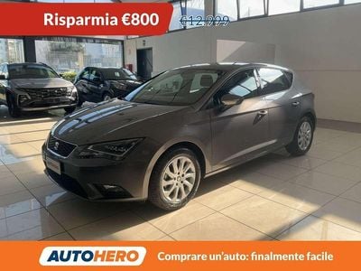 Usata Seat Leon CONNECT 110 CV (80 kW) 2015 Grigio Berlina