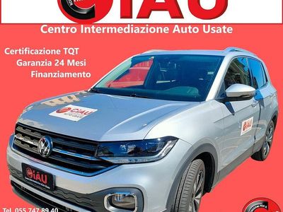 Usata VW T-Cross Advance 110 CV (80 kW) 2022 Grigio SUV