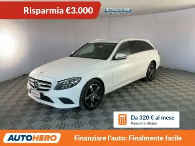 Usata Mercedes C200 160 CV (117 kW) 2021 Bianco Station wagon