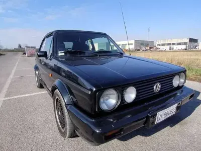 Usata VW Golf Cabriolet Sport 98 CV (72 kW) 1992 Nero Cabrio
