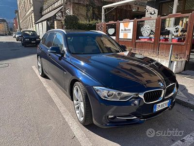 Begagnad BMW 330 Sport Line 258 HK (189 kW) 2013 Blå Kombi