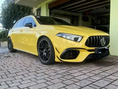 Usata Mercedes A45 AMG AMG 387 CV (284 kW) 2020 Giallo Berlina