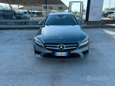 Usata Mercedes C200 160 CV (117 kW) 2020 Grigio Station wagon