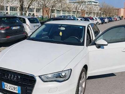 Usata Audi A3 Ambition 110 CV (80 kW) 2015 Bianco Berlina
