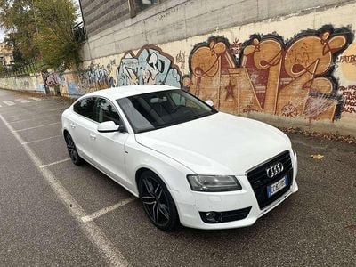 Usata Audi A5 Sportback Advanced 239 CV (175 kW) 2010 Bianco Utilitaria