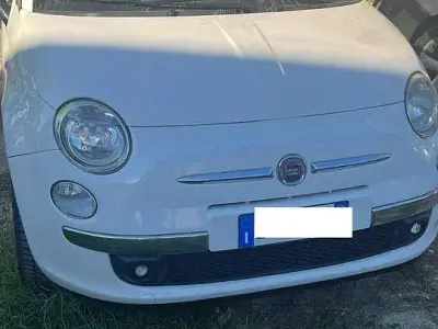 Usata Fiat 500C Rock 69 CV (50 kW) 2010 Bianco Cabrio