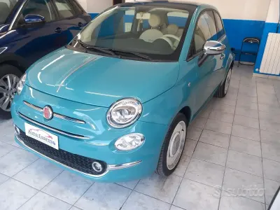 Usata Fiat 500 69 CV (50 kW) 2017 Blu Utilitaria