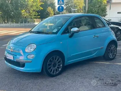 Usata Fiat 500 Lounge 69 CV (50 kW) 2015 Blu Berlina