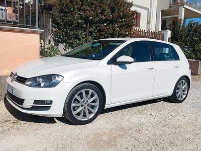 Usata VW Golf VII 110 CV (80 kW) 2017 Bianco Berlina