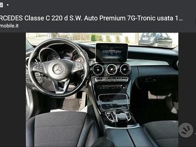 Usata Mercedes C220 Premium 170 CV (125 kW) 2015 Grigio Station wagon