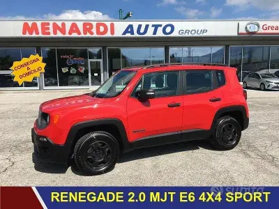 Usata Jeep Renegade Sport 140 CV (102 kW) 2015 Rosso SUV