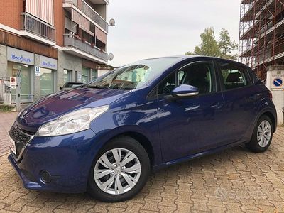 Usata Peugeot 208 Active 82 CV (60 kW) 2013 Blu Utilitaria