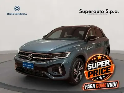 Usata VW T-Roc R-line 116 CV (85 kW) 2024 Beige SUV