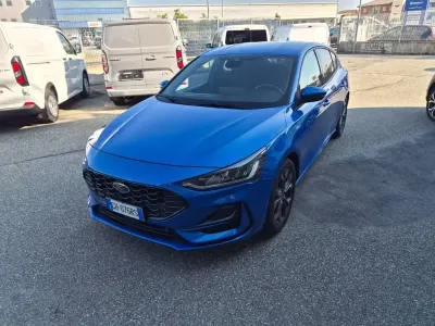 Usata Ford Focus ST-Line X 125 CV (91 kW) 2022 Desert island blue (metallizzato) Berlina