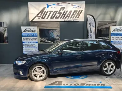 Usata Audi A3 Sport 116 CV (85 kW) 2018 Blu Berlina
