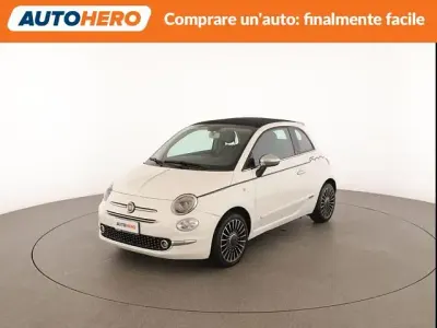 Usata Fiat 500C Lounge 105 CV (77 kW) 2015 Bianco Cabrio