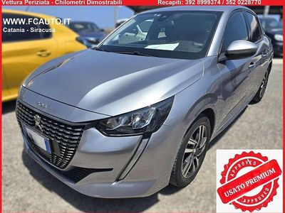 Usata Peugeot 208 GT 101 CV (74 kW) 2021 Grigio Utilitaria