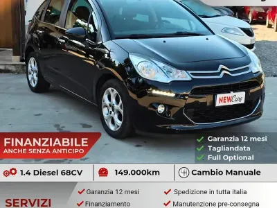 Usata Citroën C3 Exclusive 68 CV (50 kW) 2015 Nero Berlina