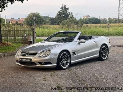 Usata Mercedes SL55 AMG AMG 500 CV (367 kW) 2002 Argento Cabrio