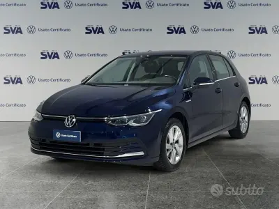 Usata VW Golf VII Style 150 CV (110 kW) 2020 Blu Berlina