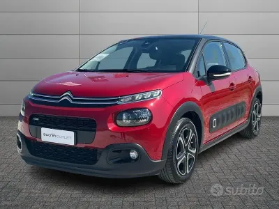 Usata Citroën C3 PureTech 110 CV (80 kW) 2017 Rosso Berlina