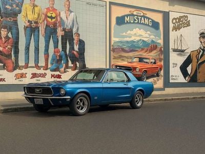 Usata Ford Mustang GT 200 CV (147 kW) 1968 Blu/azzurro Coupé