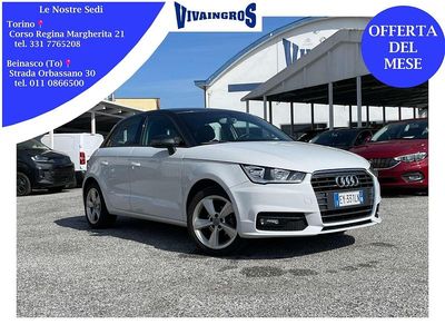 Usata Audi A1 Sportback Design 90 CV (66 kW) 2015 Bianco Utilitaria