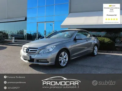Usata Mercedes E250 204 CV (150 kW) 2013 Grigio Cabrio