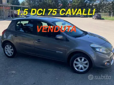 Usata Renault Clio IV Dynamique 75 CV (55 kW) 2012 Grigio Berlina