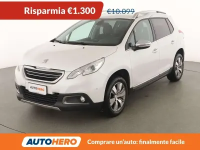 Usata Peugeot 2008 Allure 92 CV (67 kW) 2015 Bianco SUV