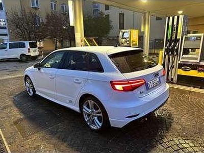 Usata Audi A3 S-Line 116 CV (85 kW) 2018 Bianco Berlina
