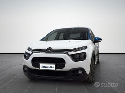 Usata Citroën C3 Feel 83 CV (61 kW) 2022 Bianco tetto verde Utilitaria