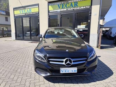 Usata Mercedes C200 Premium 136 CV (100 kW) 2015 Nero Berlina