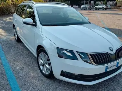 Brugt Skoda Octavia G-TEC Executive 110 HK (80 kW) 2018 Hvid Stationcar