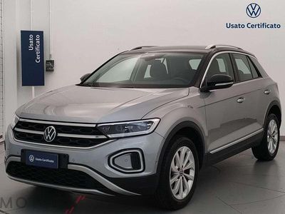 Usata VW T-Roc Style 110 CV (80 kW) 2022 Argento SUV