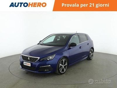 Usata Peugeot 308 GT-line 150 CV (110 kW) 2017 Blu Berlina