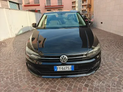 Usata VW Polo 95 CV (69 kW) 2019 Nero Utilitaria