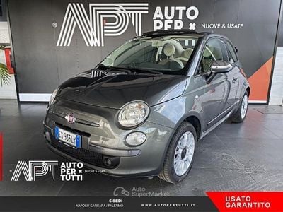 Usata Fiat 500C Lounge 69 CV (50 kW) 2012 Grigio scuro Cabrio