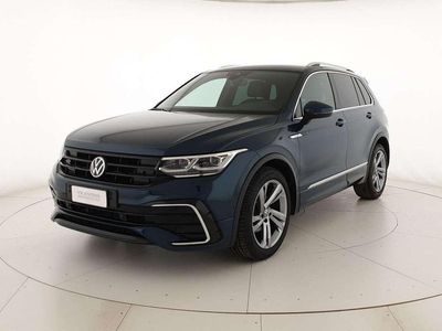 Usata VW Tiguan R-line 150 CV (110 kW) 2021 Night shade blue SUV