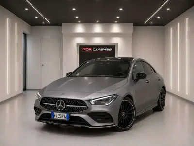 Usata Mercedes CLA200 Premium 150 CV (110 kW) 2019 Grigio magno Coupé