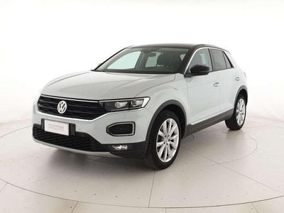 Usata VW T-Roc Advance 150 CV (110 kW) 2020 White silver metallizzato nero SUV
