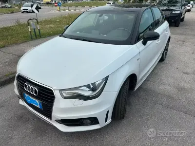Usata Audi A1 90 CV (66 kW) 2014 Bianco Utilitaria