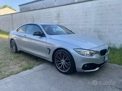 Usata BMW 420 Coupé 184 CV (135 kW) 2014 Grigio Coupé