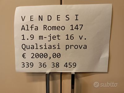 usata Alfa Romeo 147 147 1.9 JTD M-JET 16V 5 porte Q2