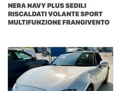 Usata Mazda MX5 Exceed 131 CV (96 kW) 2016 Grigio Cabrio