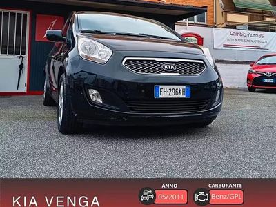 Usata Kia Venga EX 89 CV (65 kW) 2011 Nero Utilitaria