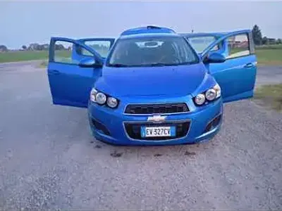 Usata Chevrolet Aveo LS 69 CV (50 kW) 2014 Blu/azzurro Berlina
