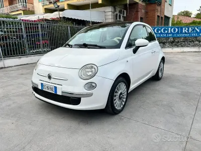 Gebraucht Fiat 500 75 PS (55 kW) 2009 Weiß Cabrio