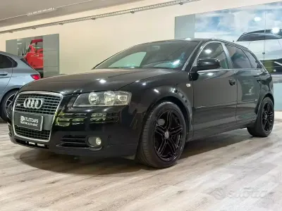 Usata Audi A3 S-Line 140 CV (102 kW) 2008 Nero Utilitaria