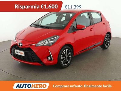 Usata Toyota Yaris Active 70 CV (51 kW) 2018 Rosso Utilitaria